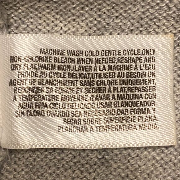 Old Navy Women's Long Sleeve Gray Sweater w/Owl Theme Size XS - Picture 8 of 8